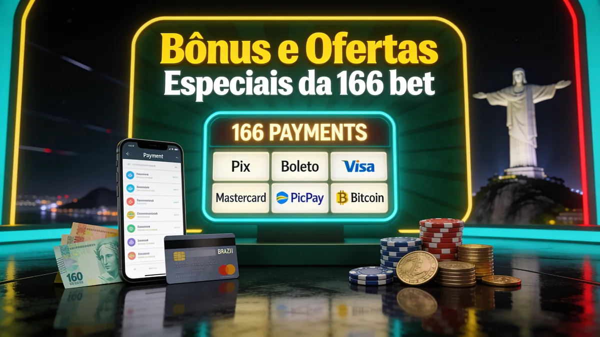 Bônus e Ofertas Especiais da 166 bet for players in Brazil