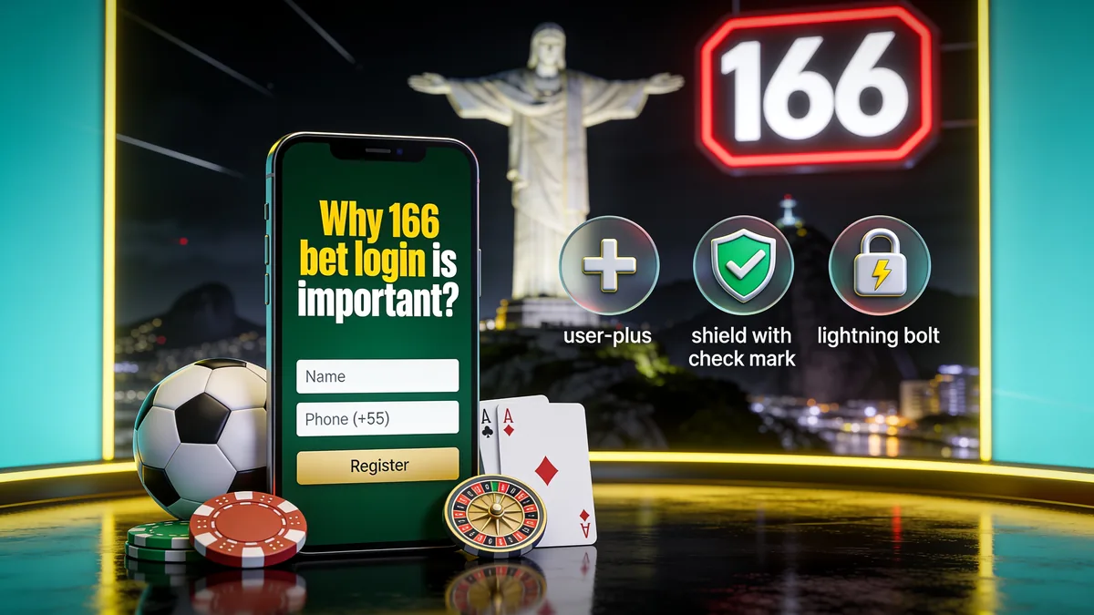 Por que o login na 166 bet é importante?: 166 bet guide for players in Brazil